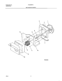 AIR HANDLING Diagram and Parts List for FAC084K7A3  Frigidaire Air Conditioner