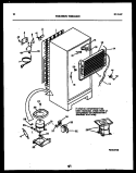 SYSTEM AND AUTOMATIC DEFROST PARTS Diagram and Parts List for TGK210KN0W  Kelvinator Refrigerator