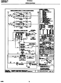 WIRING DIAGRAM Diagram and Parts List for FEF354CGSA  Frigidaire Range