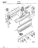 BACKGUARD Diagram and Parts List for TGF330WCDB  Tappan Range