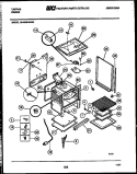BODY PARTS Diagram and Parts List for 30-4989-00-03  Tappan Range
