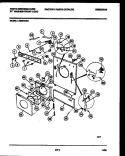 CONSOLE, CONTROL AND DOOR PARTS Diagram and Parts List for LT200PXD2  Frigidaire Washer