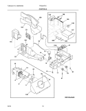 CONTROLS Diagram and Parts List for FRS23KF6CB2  Frigidaire Refrigerator