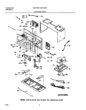 FUNCTIONAL PARTS Diagram and Parts List for GLMV168CB1  Frigidaire Microwave