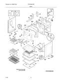 BODY Diagram and Parts List for CCRE3880LWB  Crosley Range