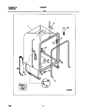 TUB Diagram and Parts List for GDB634RFS2  Gibson Dishwasher