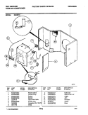 CONTROL PARTS Diagram and Parts List for 6HA601C  Frigidaire Air Conditioner