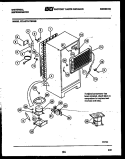 SYSTEM AND AUTOMATIC DEFROST PARTS Diagram and Parts List for GTN175WH3-23  Tappan Refrigerator