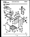 CABINET PARTS Diagram and Parts List for LCE902AWW1  Frigidaire Washer Dryer Combo