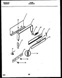 BACKGUARD Diagram and Parts List for 30-2552-00-01  Tappan Range