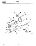 BURNER Diagram and Parts List for FDG8970EW0  Frigidaire Dryer