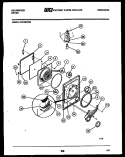 DOOR PARTS Diagram and Parts List for DES100FD2  Kelvinator Dryer