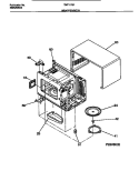 WRAPPER / BODY Diagram and Parts List for TMT117U1B0  Tappan Microwave
