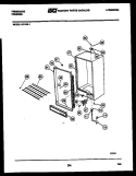 CABINET PARTS Diagram and Parts List for UF13NL1  Frigidaire Freezer