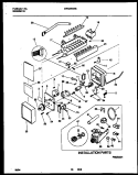 ICE MAKER AND INSTALLATION PARTS Diagram and Parts List for MRS26WRBD0  Frigidaire Refrigerator