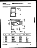 WINDOW MOUNTING PARTS Diagram and Parts List for AR24NS8F1  Frigidaire Air Conditioner