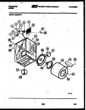 CABINET AND COMPONENT PARTS Diagram and Parts List for DECSFL0  Frigidaire Dryer
