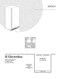 COVER Diagram and Parts List for UL1793CA10  Frigidaire Freezer