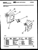 AIR HANDLING PARTS Diagram and Parts List for A05LE2N1  Frigidaire Air Conditioner