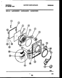 DOOR PARTS Diagram and Parts List for MDG336MBW0  Tappan Dryer