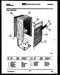CABINET AND CONTROL PARTS Diagram and Parts List for MC50S7GYNB  Gibson Dehumidifier