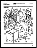 CABINET PARTS AND HEATER Diagram and Parts List for LC120FW0  Frigidaire Washer