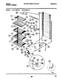 SYSTEM Diagram and Parts List for UL1793ECW3  Electrolux Freezer