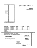 COVER Diagram and Parts List for FRS26SM4AW0  Frigidaire Refrigerator