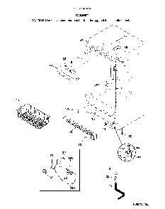 Cabinet Diagram and Parts List for 25321042414  Kenmore Freezer