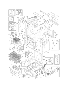 Body Diagram and Parts List for EW30IS65JSD  Electrolux Range
