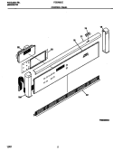 Part Location Diagram of 318030010 Frigidaire PANEL-CONTROL