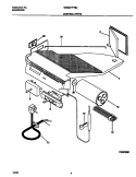 CONTROL PARTS Diagram and Parts List for WAB077F7B3  Frigidaire Air Conditioner