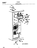 FRZ CABINET Diagram and Parts List for FRS24BGDW0  Frigidaire Refrigerator