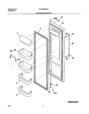 REFRIGERATOR DOOR Diagram and Parts List for PLHS268ZCB0  Frigidaire Refrigerator