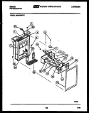 ICE DOOR, DISPENSER AND WATER TANK Diagram and Parts List for RS24F9WT1E  Gibson Refrigerator