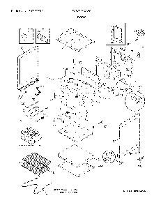 Body Diagram and Parts List for FCRC301CAWC  Frigidaire Range