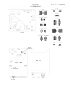Wiring Diagram Diagram and Parts List for FGHT1846QF4  Frigidaire Refrigerator