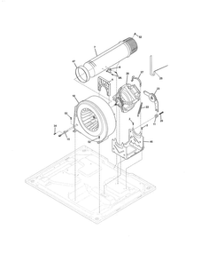Motor Diagram and Parts List for EIMED55IMB3  Electrolux Dryer