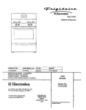 COVER Diagram and Parts List for FGF337BCB  Frigidaire Range