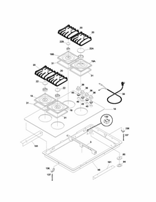 Part Location Diagram of 318256300 Frigidaire GRATE