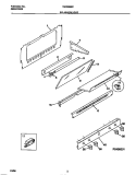 SPLASHER / LIGHT Diagram and Parts List for TGO346BCWB  Tappan Range