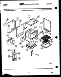BODY PARTS Diagram and Parts List for 31-2208-00-03  Tappan Range