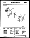 AIR HANDLING PARTS Diagram and Parts List for A05LS1N1  Frigidaire Air Conditioner
