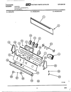 Frigidaire Washer Page 7 Diagram and Parts List for WCDSLW*O  Frigidaire Washer