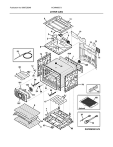 Part Location Diagram of 807822611 Frigidaire Probe-Food Red