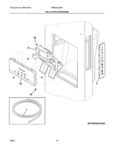 Part Location Diagram of 218976447 Frigidaire TUBE
