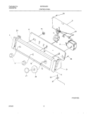 CONTROL PANEL Diagram and Parts List for GWX933AS0  Gibson Washer