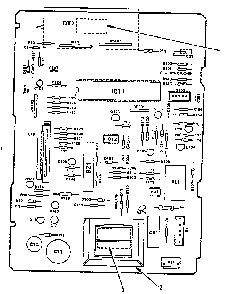 Power And Control Circuit Board Diagram and Parts List for 5648755380  Kenmore Microwave