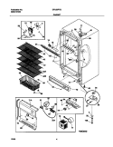 CABINET Diagram and Parts List for GFU20F7GW2  Gibson Freezer