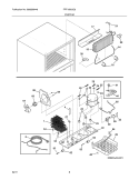 SYSTEM Diagram and Parts List for FRT18S6JQ8  Frigidaire Refrigerator
